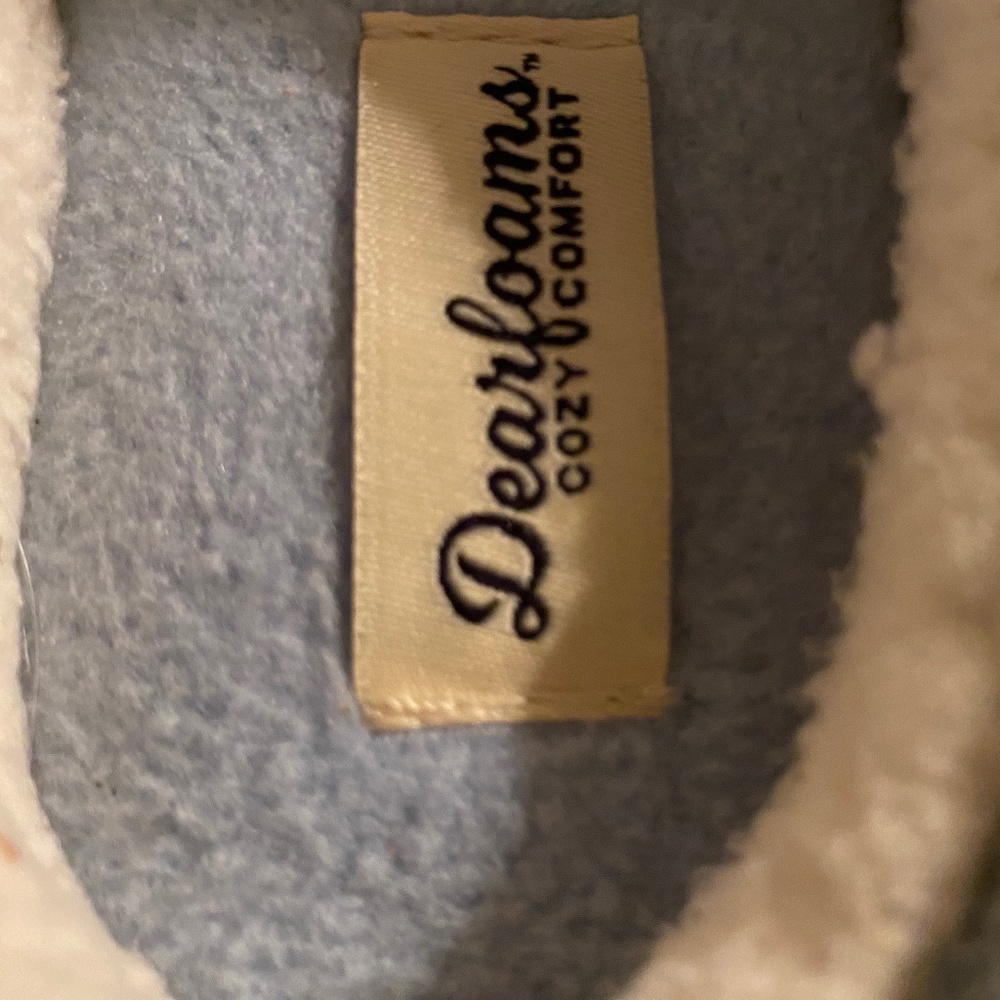 Dearfoams Cozy Comfort Womens Fleece Slip On Slippers - Picture 3 of 16